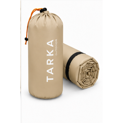 Matelas de Camping Auto-Gonflant TARKA - Ultra-Léger, Imperméable, Oreiller Intégré, Randonnée et Bivouac