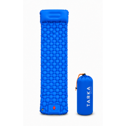 Matelas de Camping Auto-Gonflant TARKA - Ultra-Léger, Imperméable, Oreiller Intégré, Randonnée et Bivouac