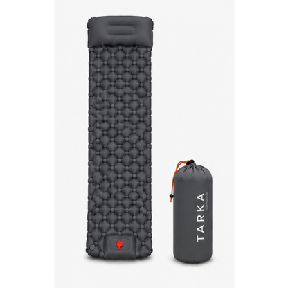 Matelas de Camping Auto-Gonflant TARKA - Ultra-Léger, Imperméable, Oreiller Intégré, Randonnée et Bivouac