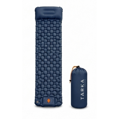 Matelas de Camping Auto-Gonflant TARKA - Ultra-Léger, Imperméable, Oreiller Intégré, Randonnée et Bivouac