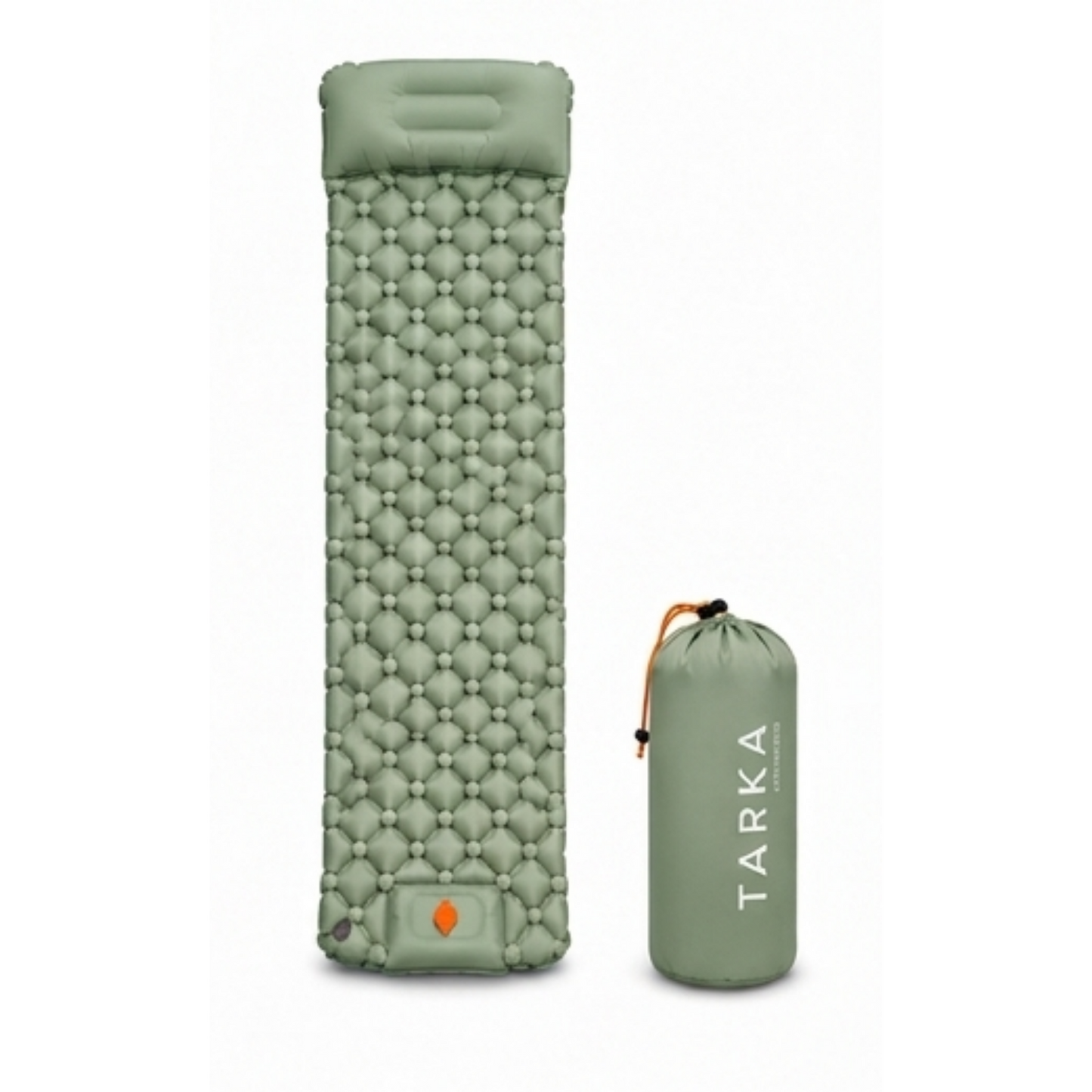 Matelas de Camping Auto-Gonflant TARKA - Ultra-Léger, Imperméable, Oreiller Intégré, Randonnée et Bivouac